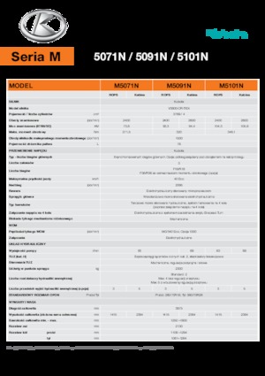 Traktörler 4wd Kubota M5101N