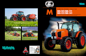 4WD Tractors Kubota M6-111