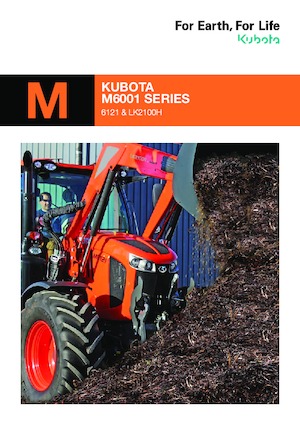 4WD Tractors Kubota M6121
