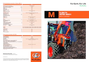 4WD Tractors Kubota M6121