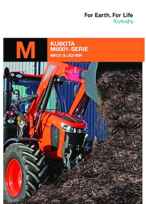 4WD Tractors Kubota M6121