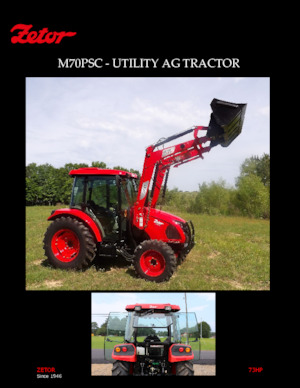 Traktörler 4wd Zetor M70PSC