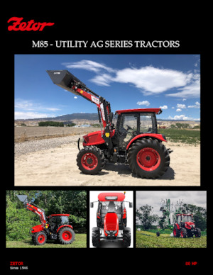 Traktörler 4wd Zetor M85PSC HD