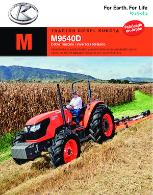 4WD Tractors Kubota M9540D