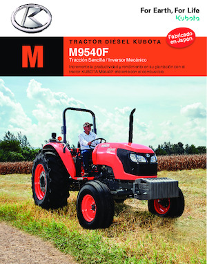Traktörler 4wd Kubota M9540F