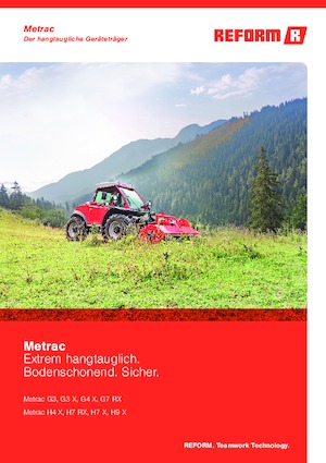 4WD Tractors Reform Werke Metrac H 7 RX