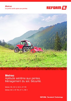 4WD Tractors Reform Werke Metrac H 7 RX