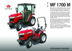 4WD Tractors Massey Ferguson MF 1765 M