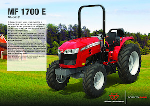 Traktörler 4wd Massey Ferguson MF 1740 E MP