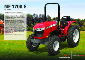 Traktörler 4wd Massey Ferguson MF 1740 E MP