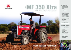 Traktörler 4wd Massey Ferguson MF 350 Xtra