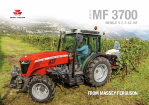 4WD Tractors Massey Ferguson MF 3707 S