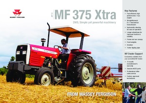 4WD Tractors Massey Ferguson MF 375 Xtra
