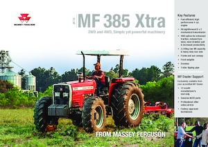 Traktörler 4wd Massey Ferguson MF 385 Xtra