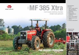 Traktörler 4wd Massey Ferguson MF 385 Xtra