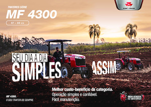 4WD Tractors Massey Ferguson MF 4305