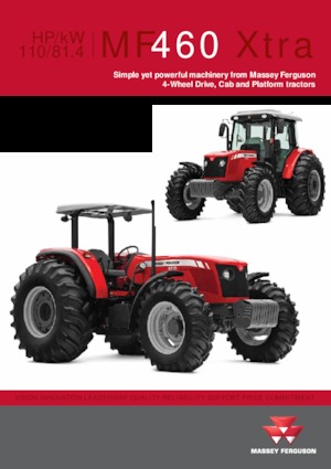 4WD Tractors Massey Ferguson MF 460 Xtra