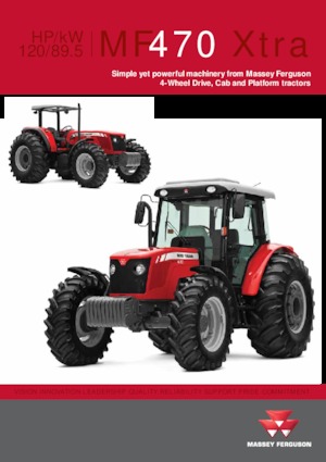 4WD Tractors Massey Ferguson MF 470 Xtra