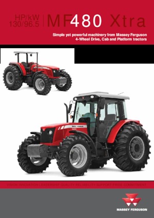 4WD Tractors Massey Ferguson MF 480 Xtra