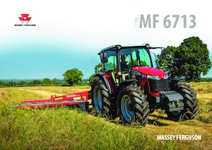 Traktörler 4wd Massey Ferguson MF 6713 MR