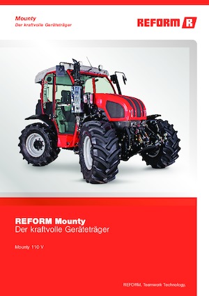 Traktörler 4wd Reform Werke Mounty 110 V