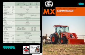 Traktörler 4wd Kubota MX5400