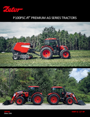 4WD Tractors Zetor P110PSC HT
