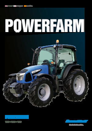 Traktörler 4wd Landini Powerfarm 110