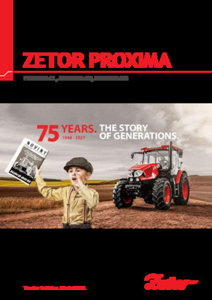 4WD Tractors Zetor Proxima CL 110