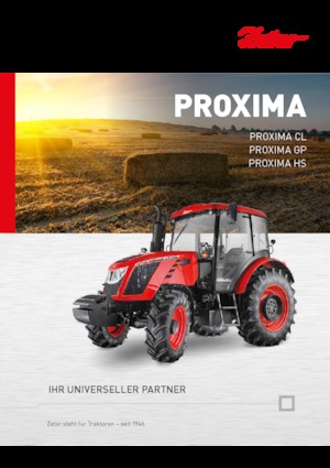 Traktörler 4wd Zetor Proxima GP 110
