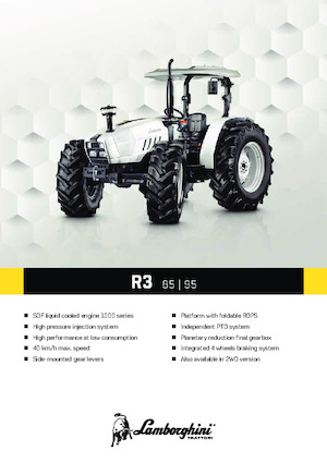 4WD Tractors Lamborghini R3.80