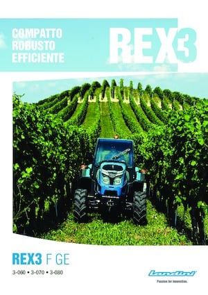 4WD Tractors Landini Rex 3-080F
