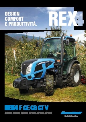4WD Tractors Landini Rex DT 4-110GT