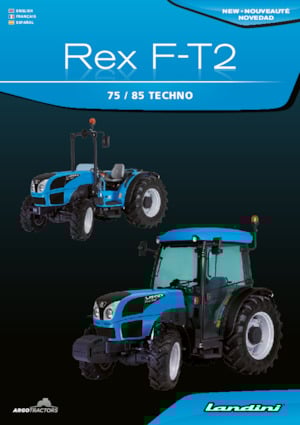 4WD Tractors Landini Rex 75 F Techno
