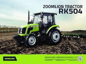 4WD Tractors Zoomlion RK 754