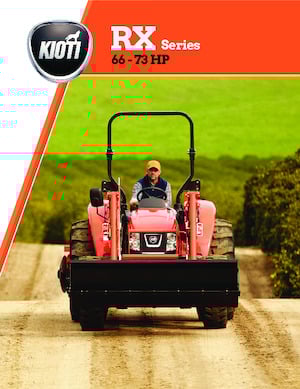 4WD Tractors Kioti RX6620 Powershuttle Cab