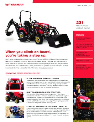 4WD Tractors Yanmar SA221 R