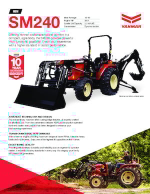 4WD Tractors Yanmar SM240