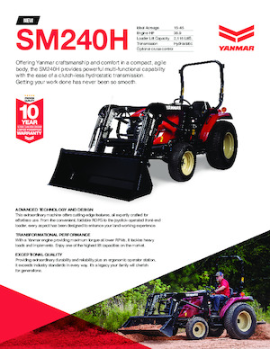 Traktörler 4wd Yanmar SM240H