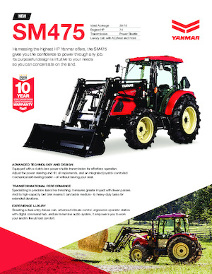 Traktörler 4wd Yanmar SM475