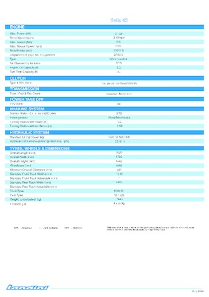 Traktörler 4wd Landini Solis 45