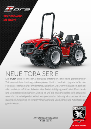 Traktörler 4wd Carraro SRX 6800 Tora
