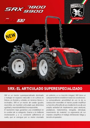 Traktörler 4wd Carraro SRX 7800