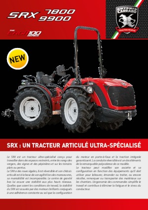 Traktörler 4wd Carraro SRX 7800