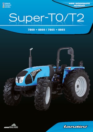 4WD Tractors Landini SUPER 8860