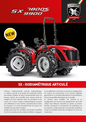 4WD Tractors Carraro SX 9900