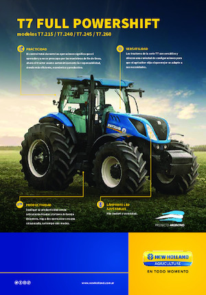 4WD Tractors New Holland T7.215