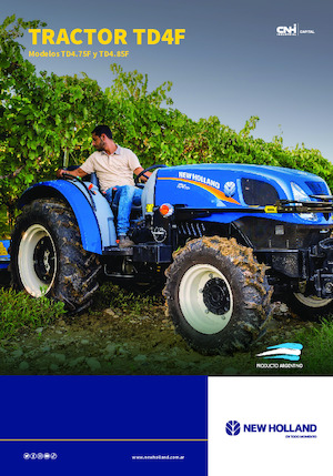 Traktörler 4wd New Holland TD4.75F