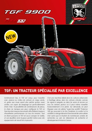 4WD Tractors Carraro TGF 9900