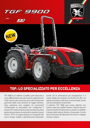 4WD Tractors Carraro TGF 9900
